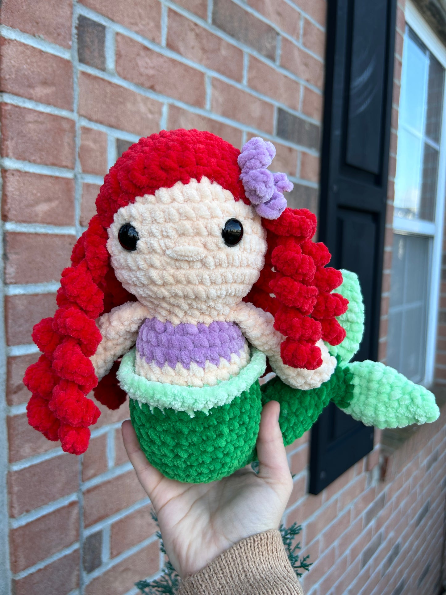 Red haired mermaid - Made to Order