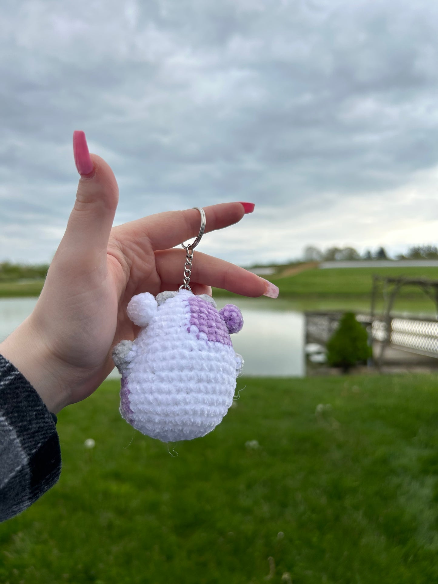 Cow Keychain/ Backpack Charm