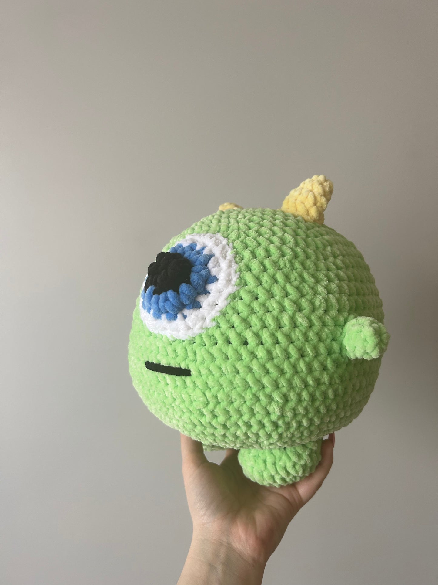 Green One-Eyed Monster Plushie