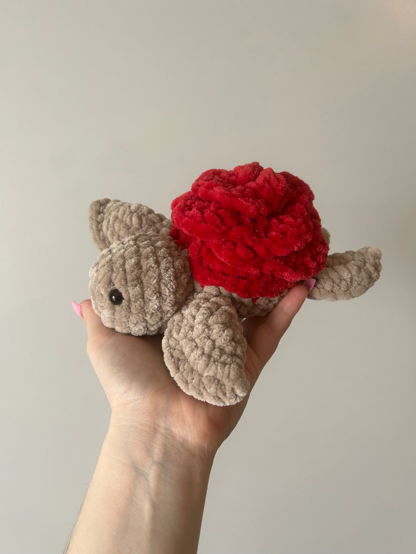 Rose Turtle Plushie