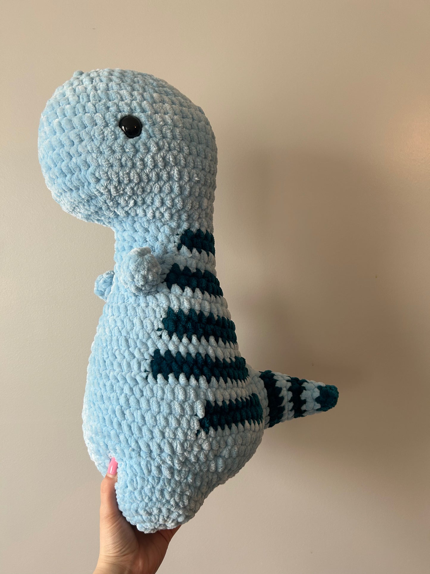 Jumbo Blue and Emerald Dino- Made to Order