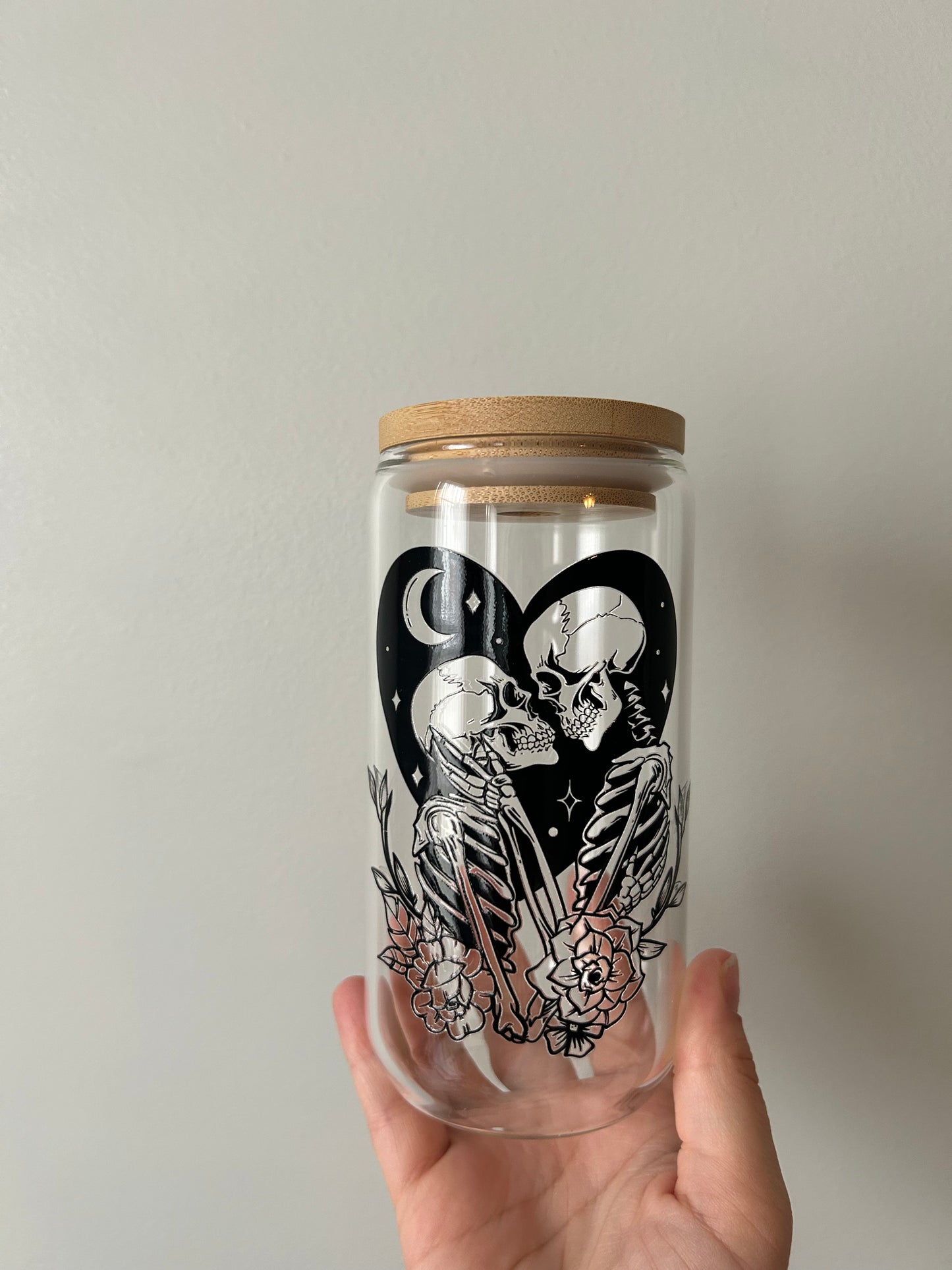 Skeletons Glass Can
