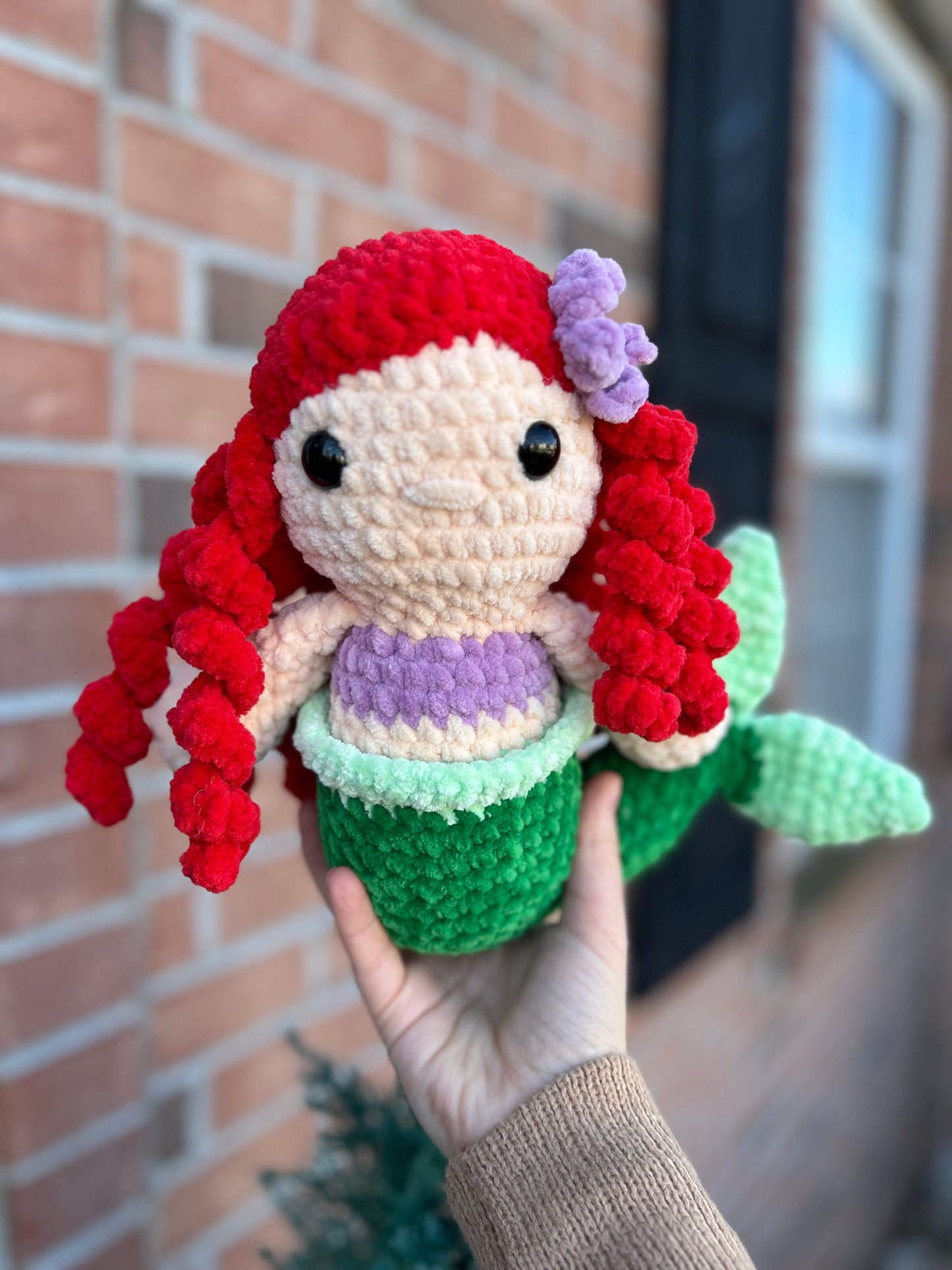 Red haired mermaid - Made to Order