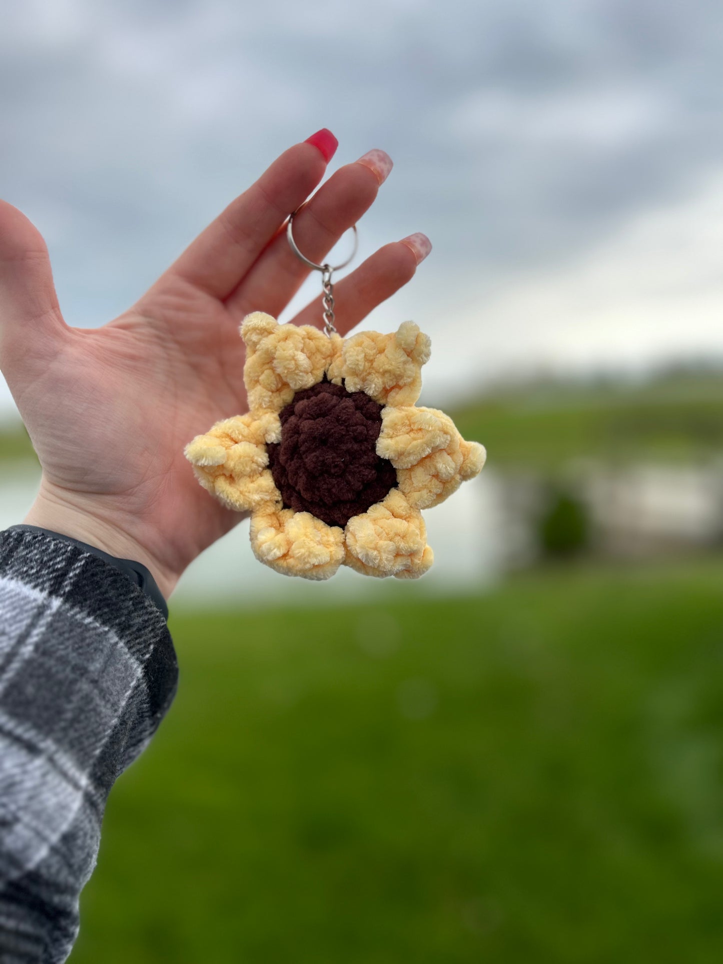 Sunflower Keychain/ Backpack Charm