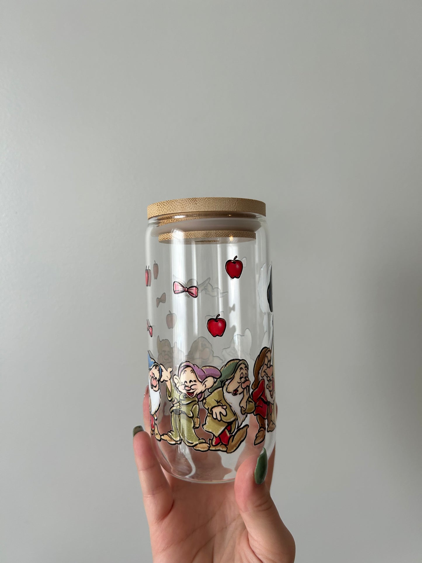 Princess Snow Glass Can