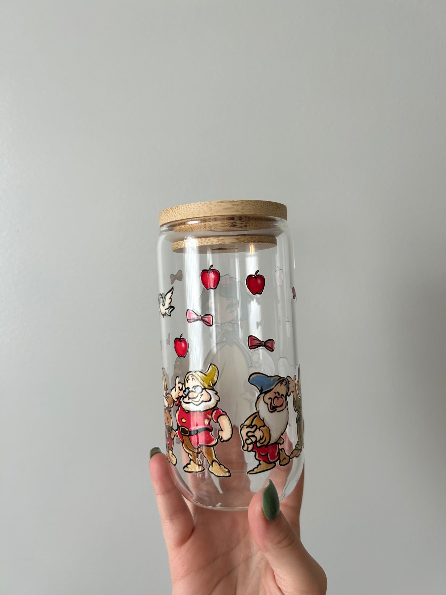 Princess Snow Glass Can