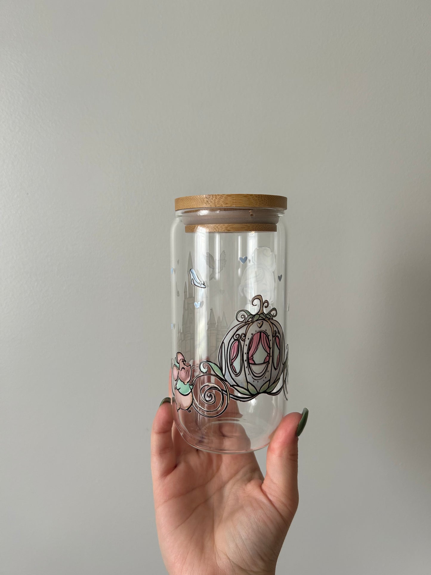 Princess Ella Glass Can