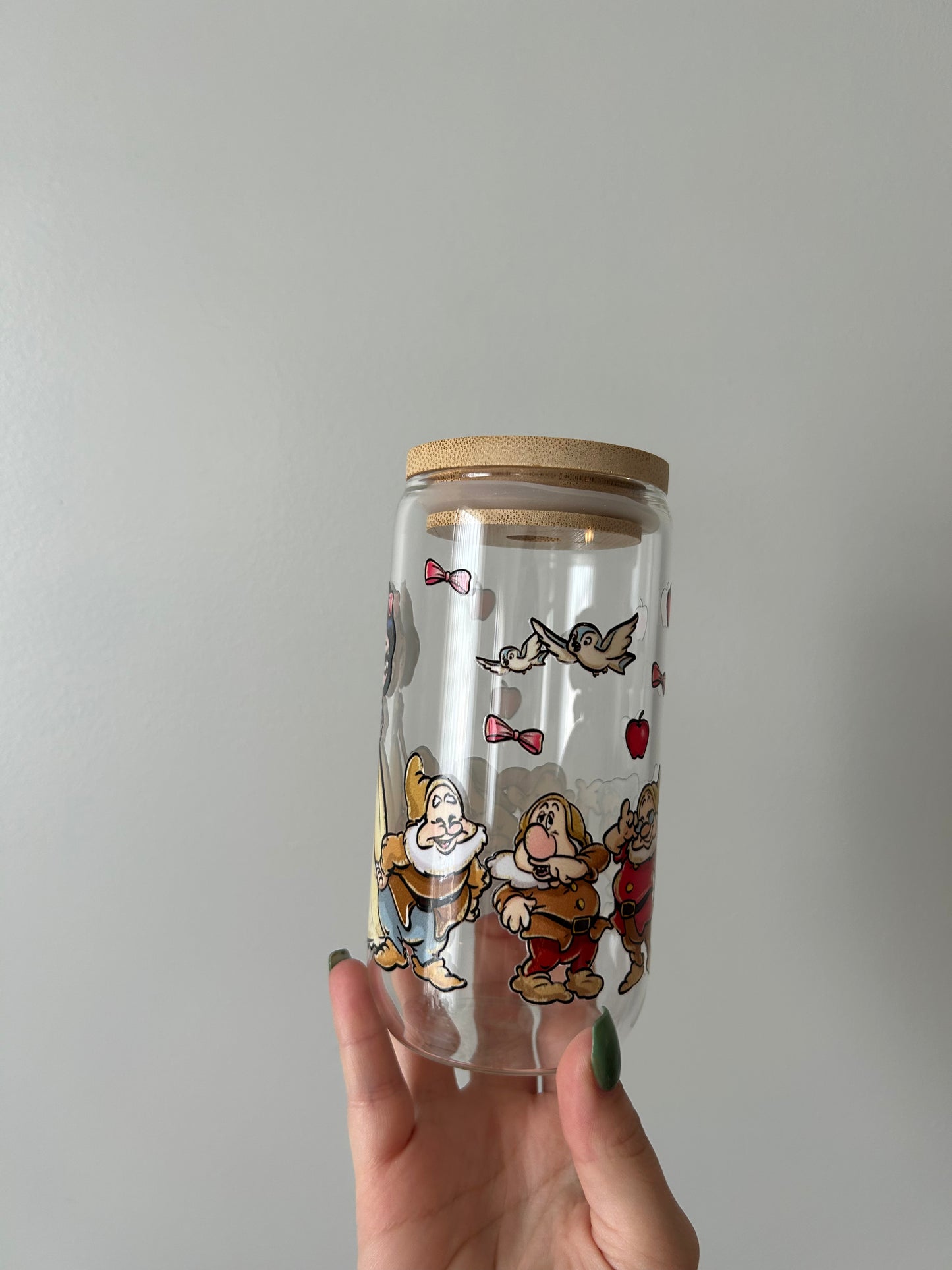 Princess Snow Glass Can