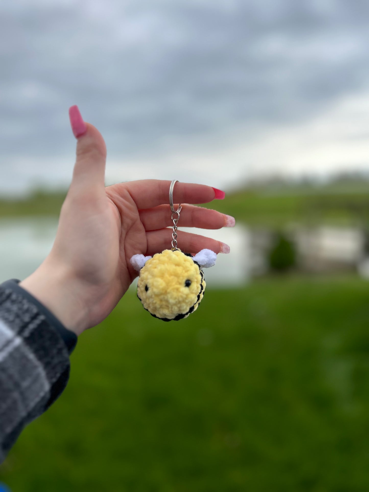 Bee Keychain/ Backpack Charm