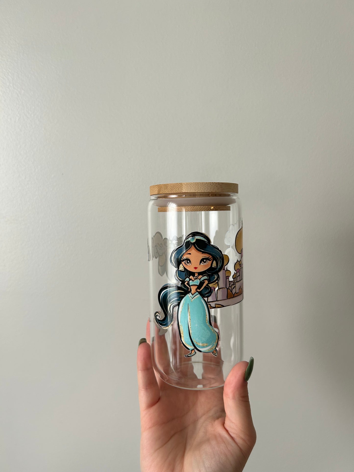 Genie Princess Glass Can