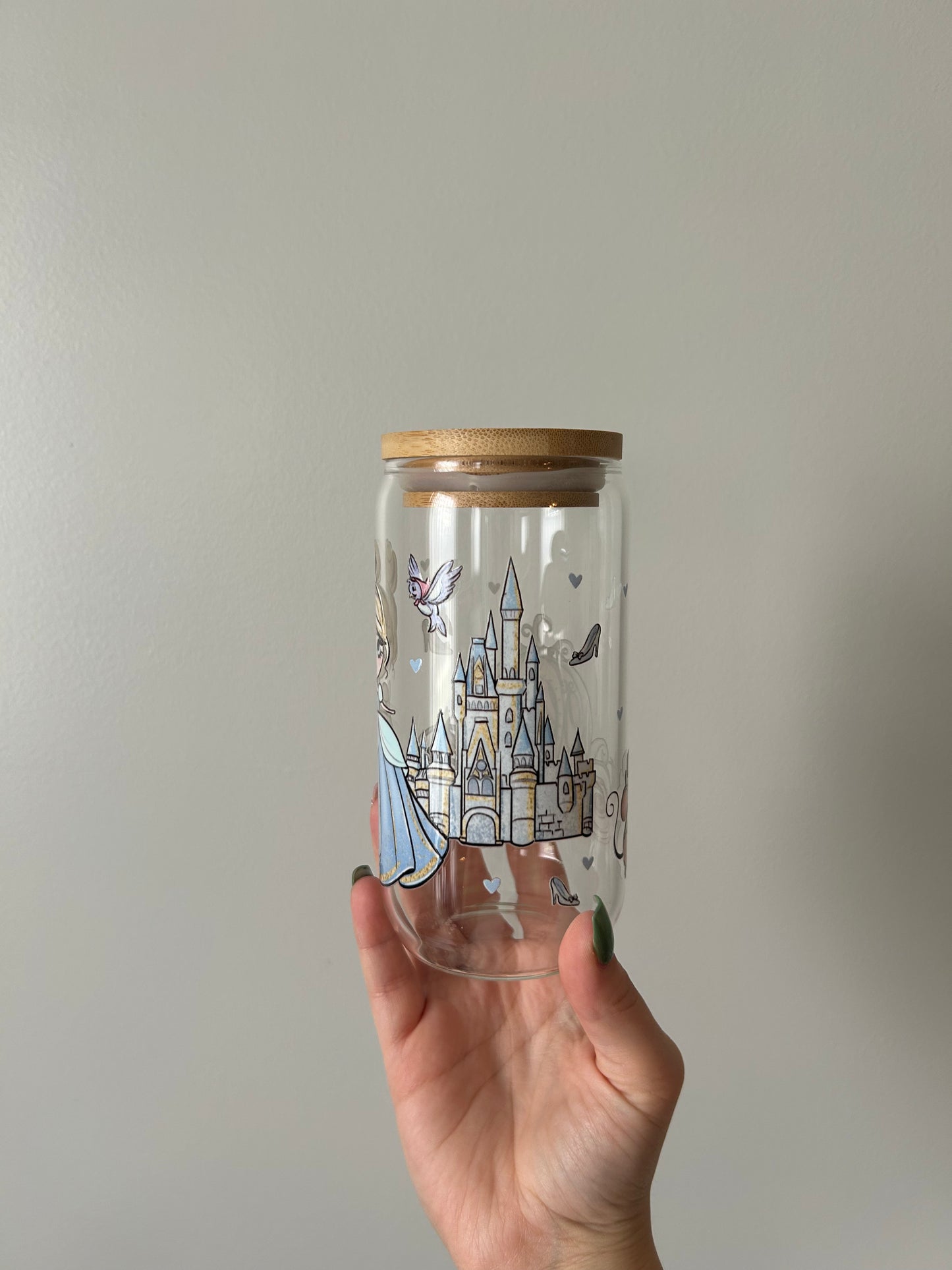 Princess Ella Glass Can