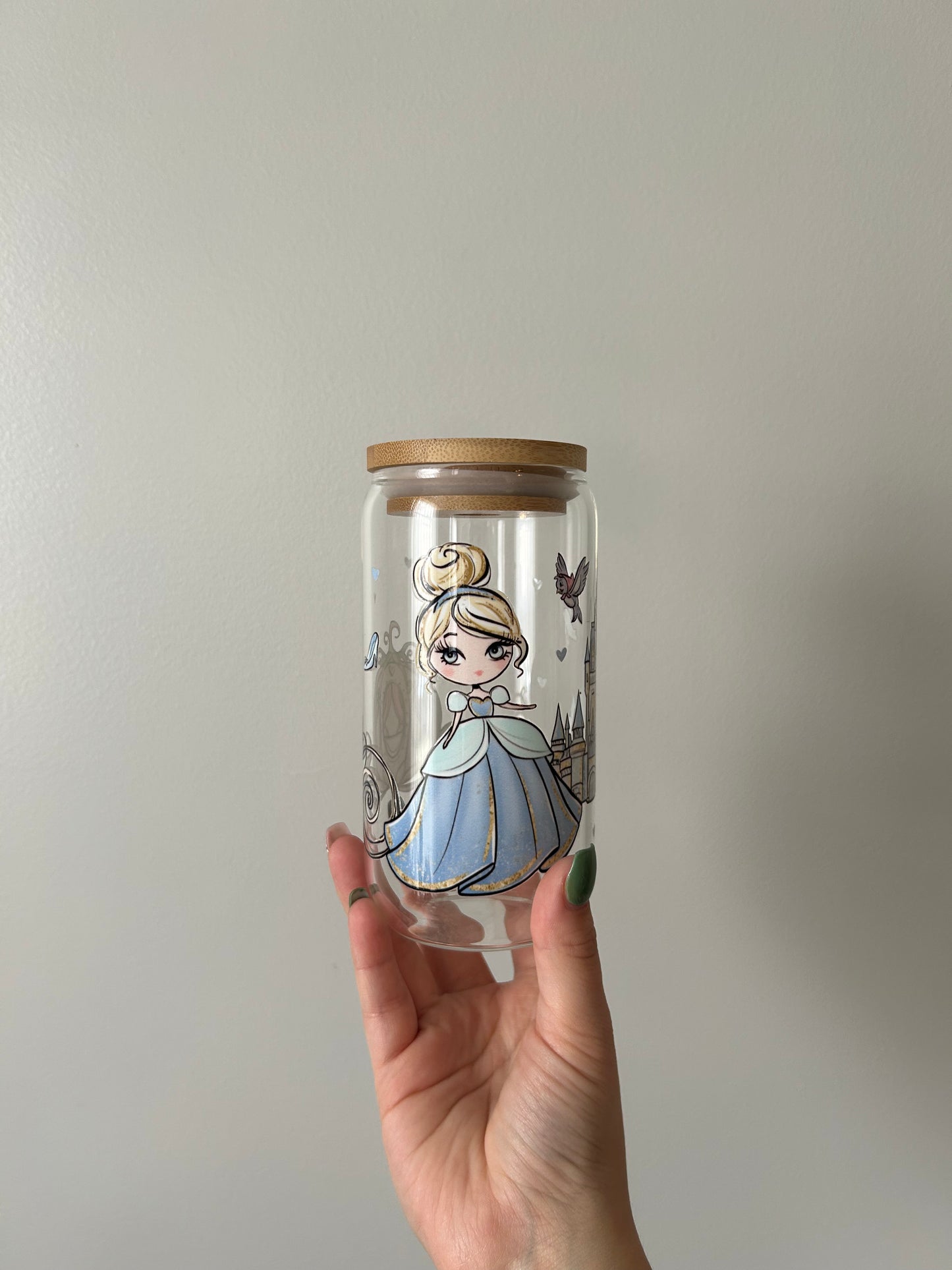Princess Ella Glass Can