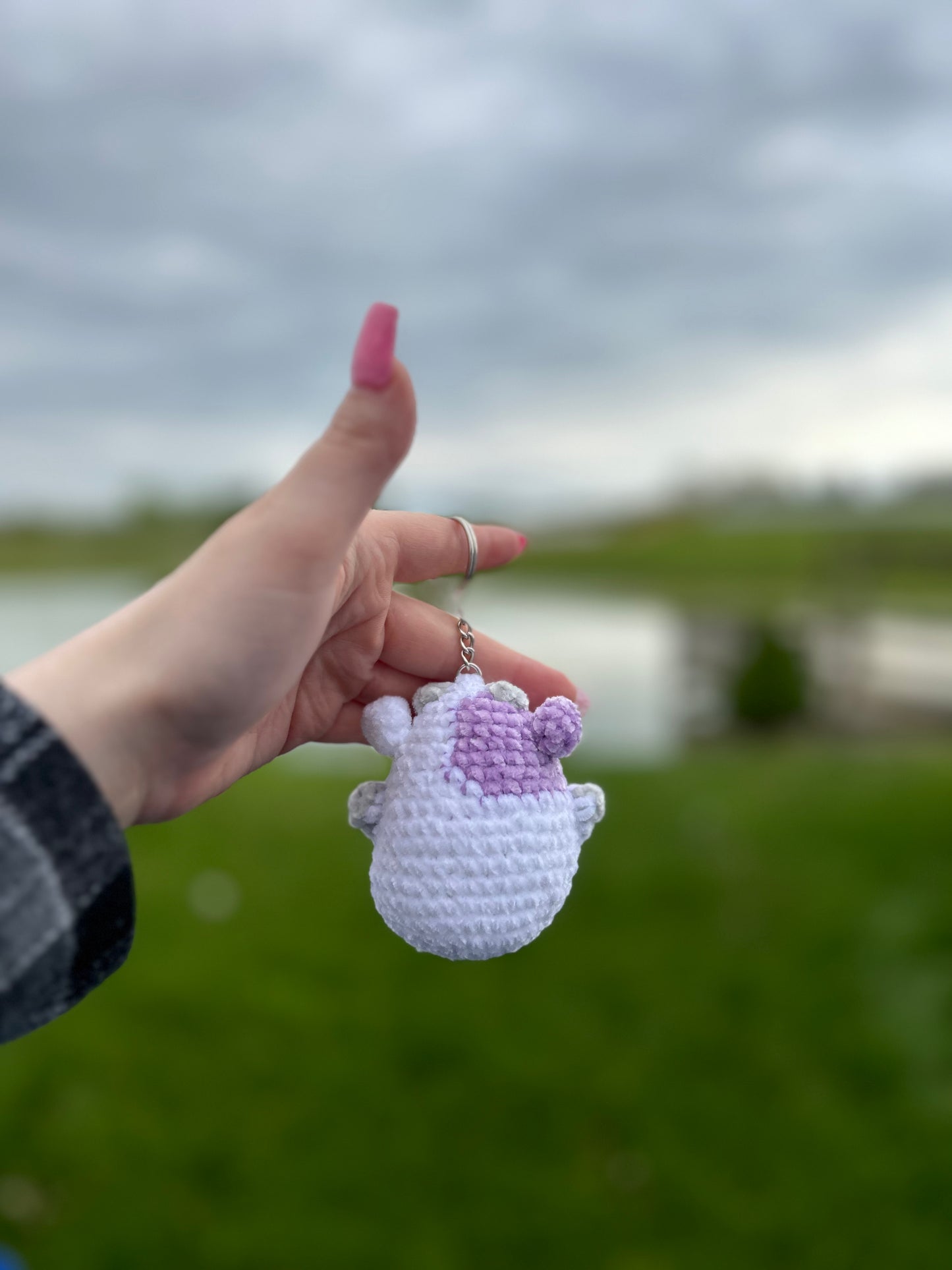 Cow Keychain/ Backpack Charm
