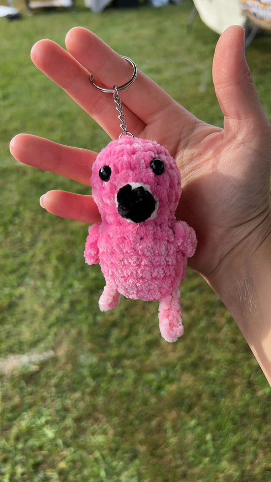 Flamingo keychain
