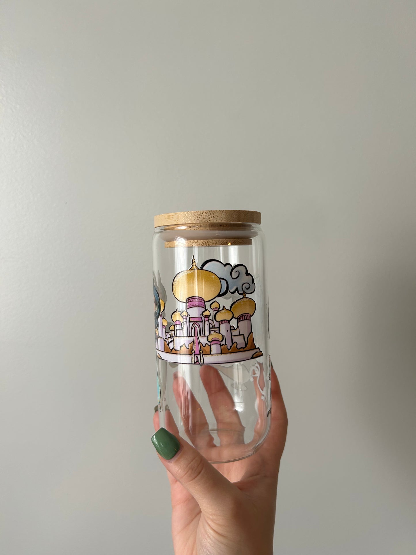 Genie Princess Glass Can