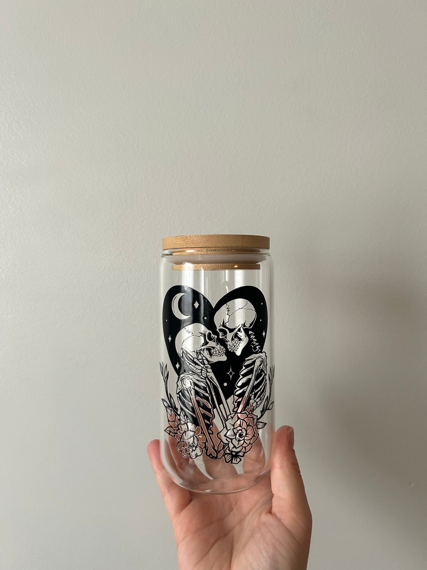 Skeletons Glass Can