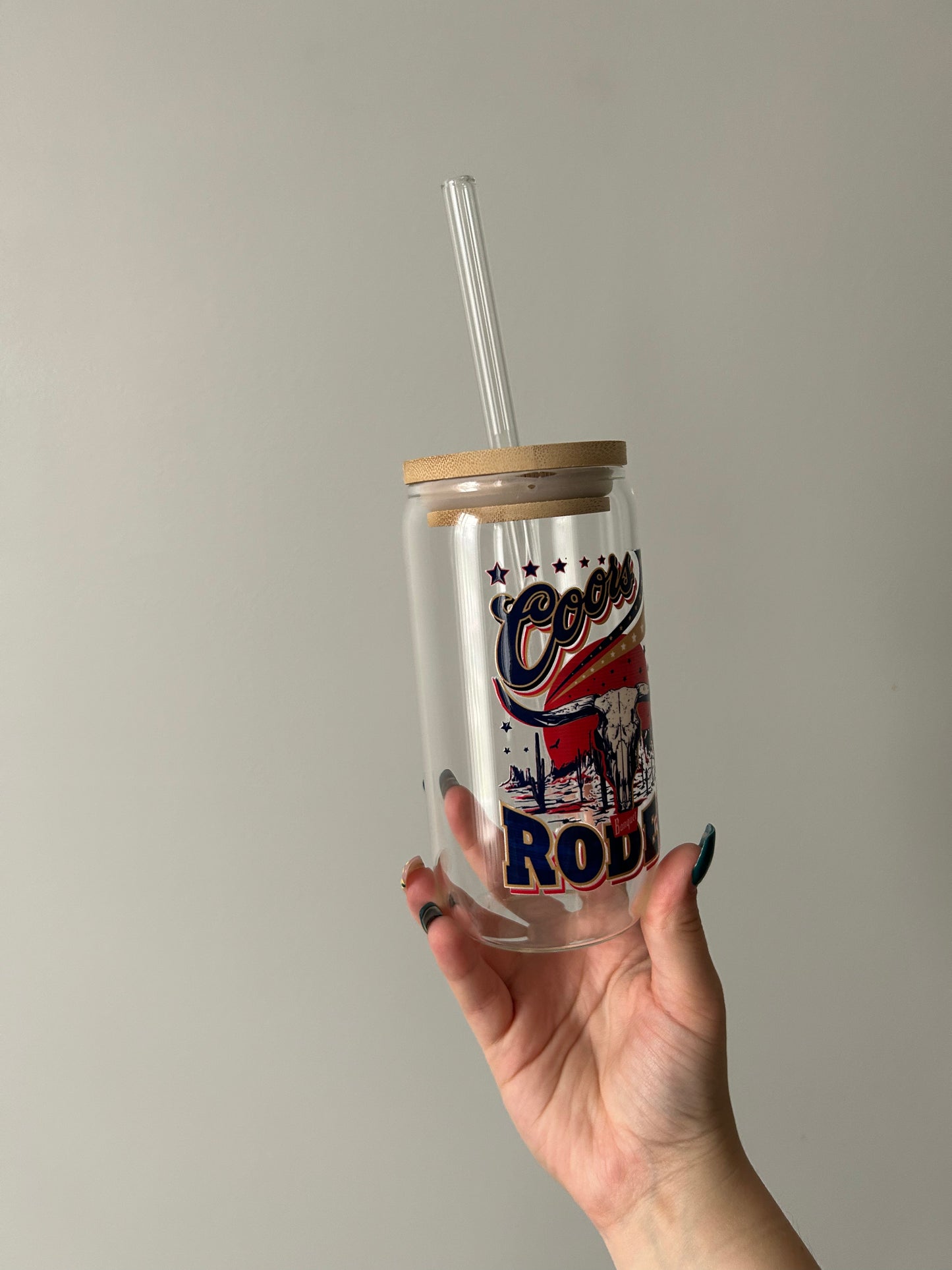 Coors Ranch Glass Can