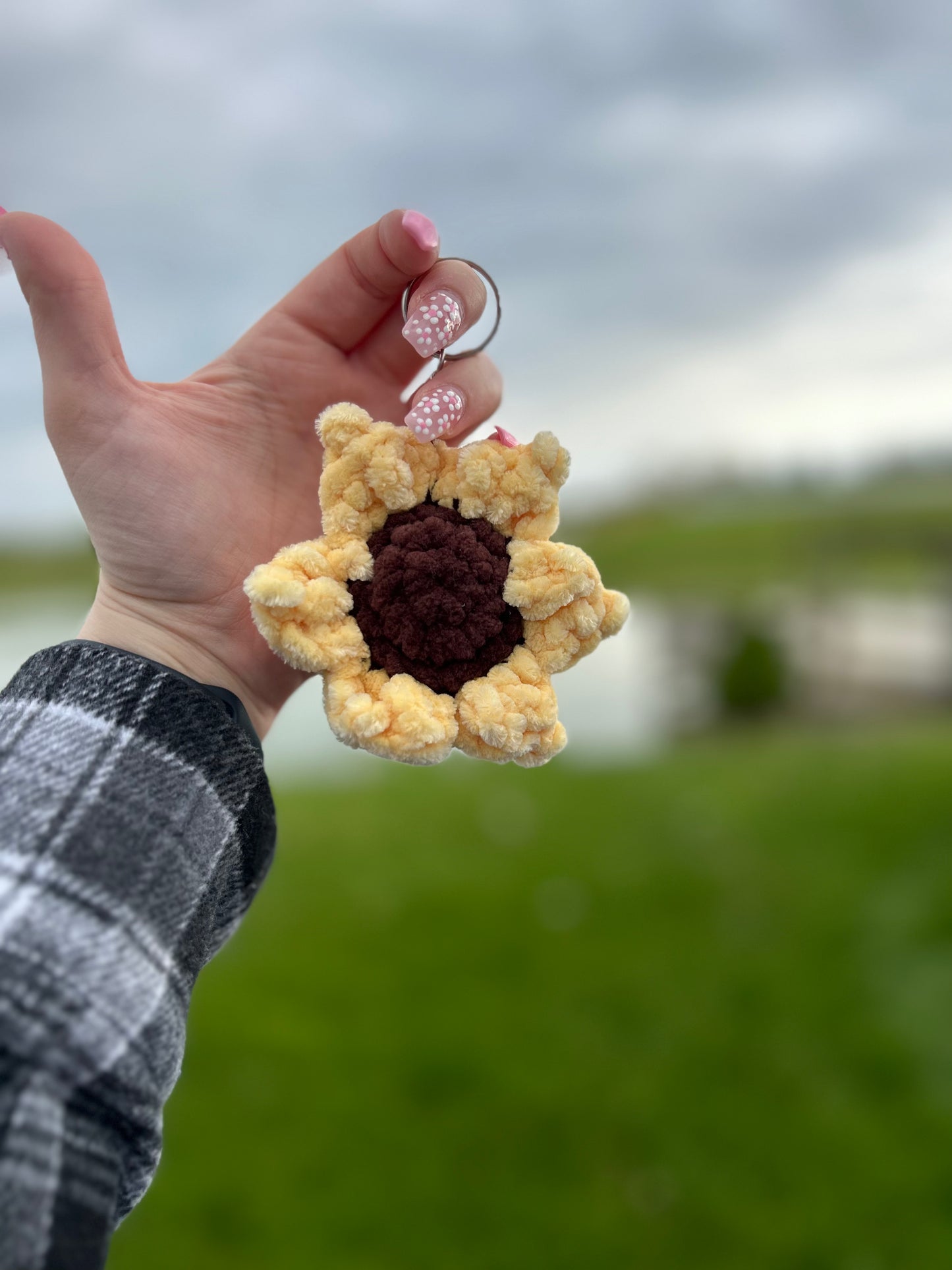 Sunflower Keychain/ Backpack Charm