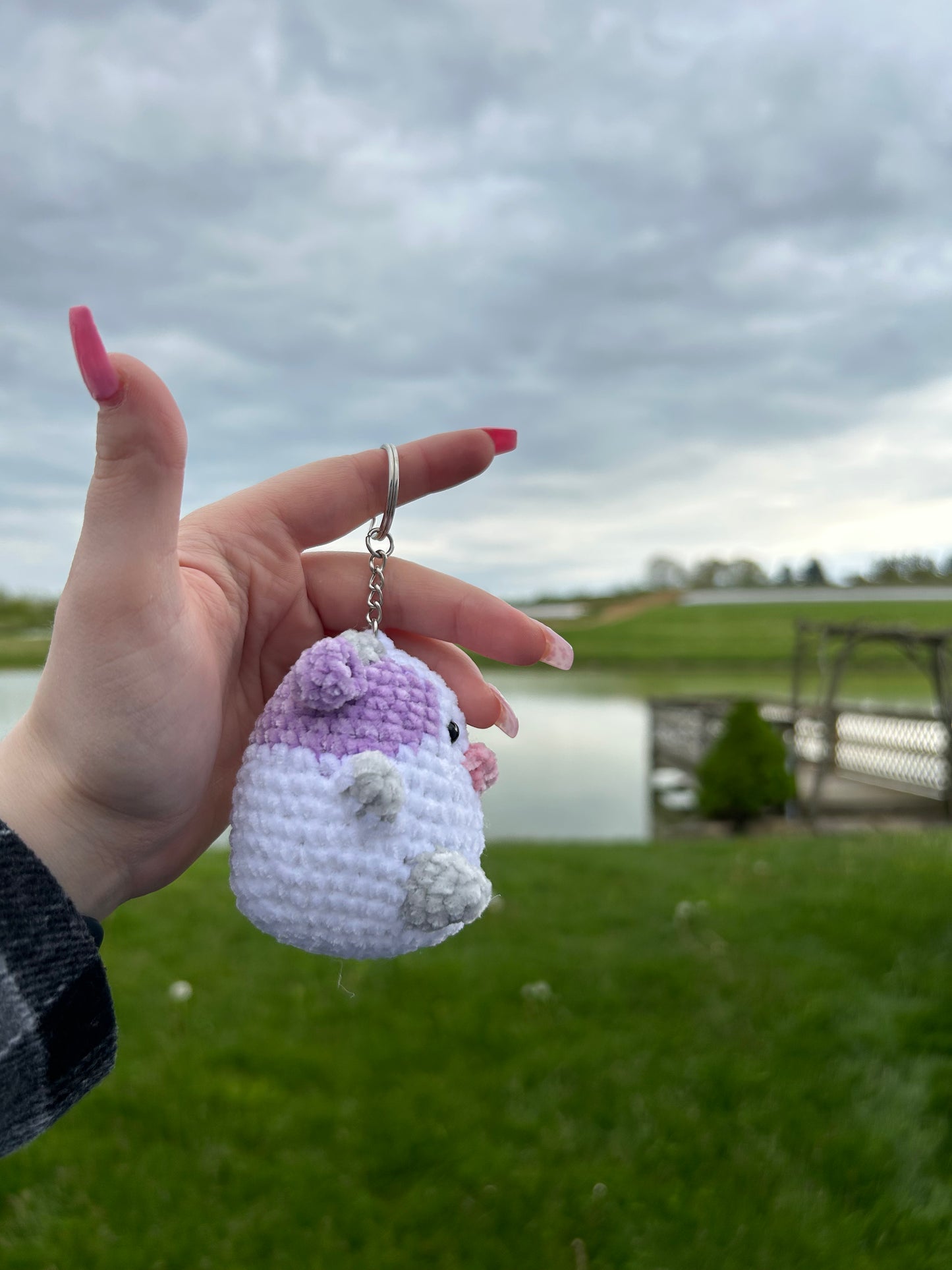 Cow Keychain/ Backpack Charm