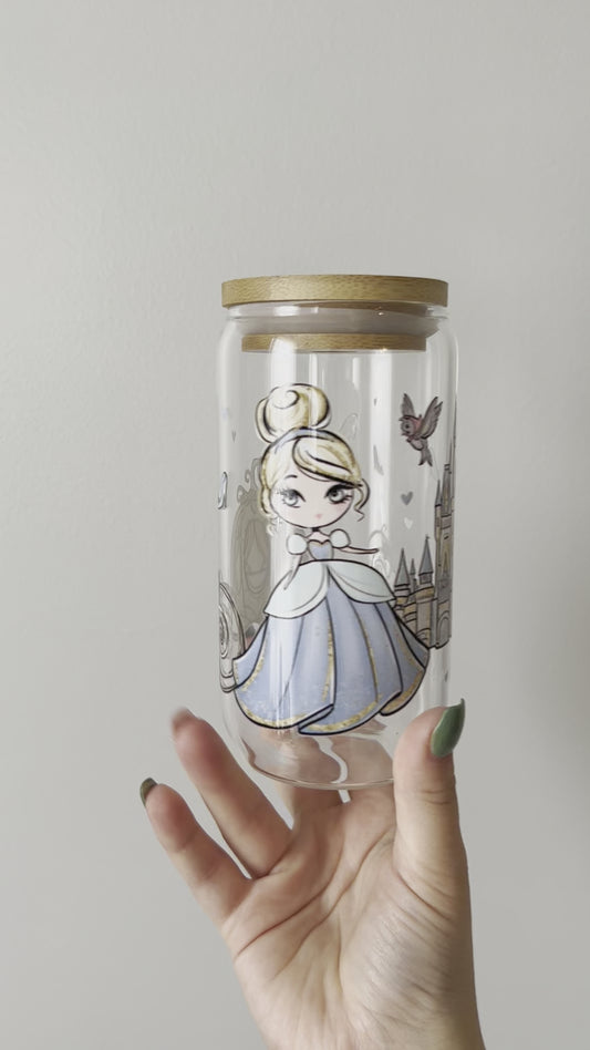 Princess Ella Glass Can